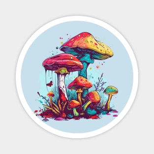 Ethereal Fungus Symphony Magnet